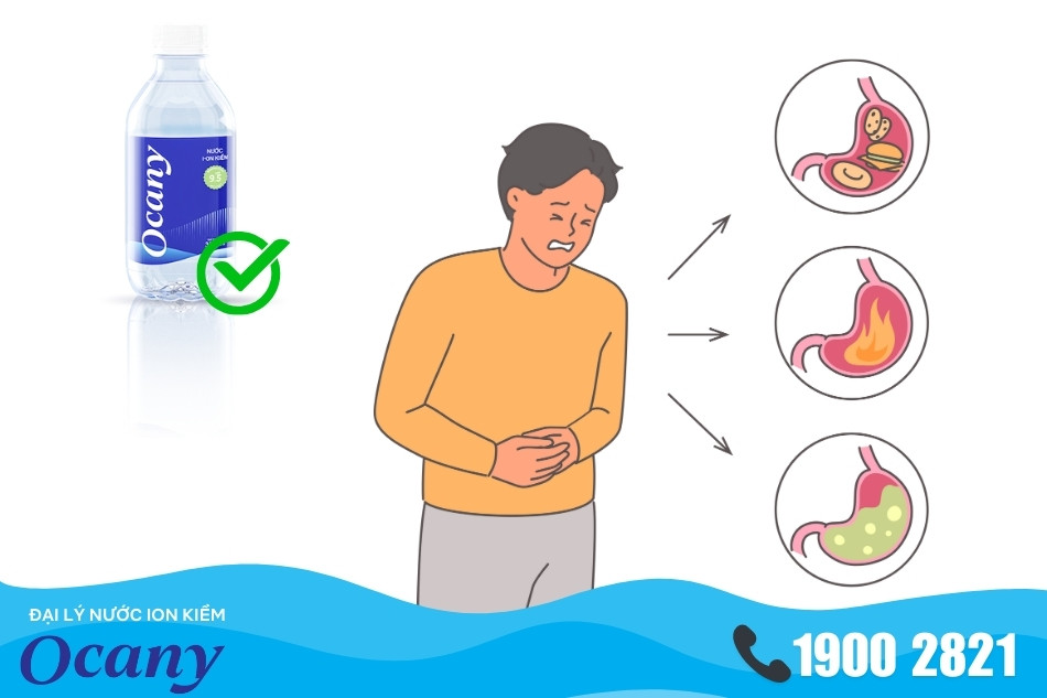 Nước ion kiềm giúp hỗ trợ trung hòa axit dư thừa trong cơ thể